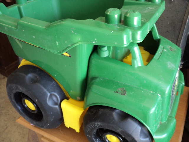 John Deere toy truck...