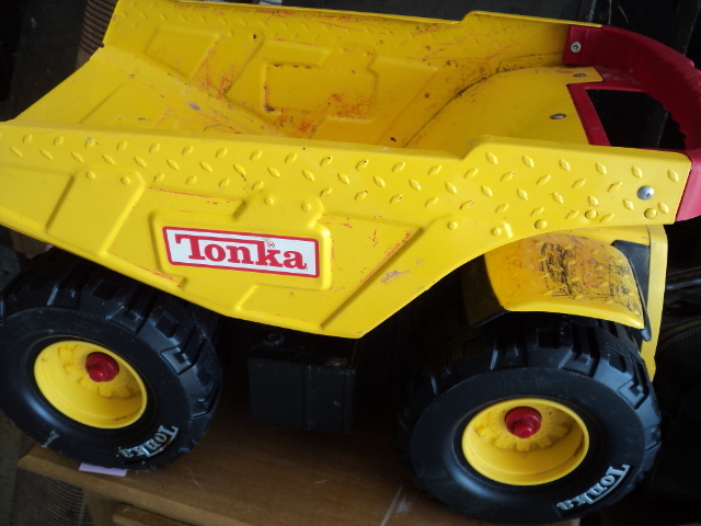 Tonka toy dump truck...
