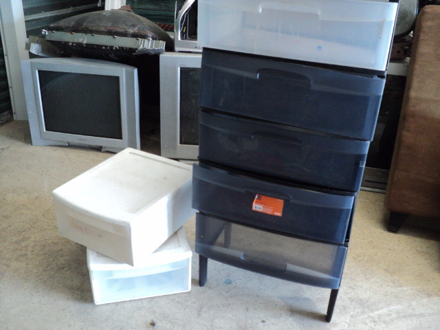 3 storage units...