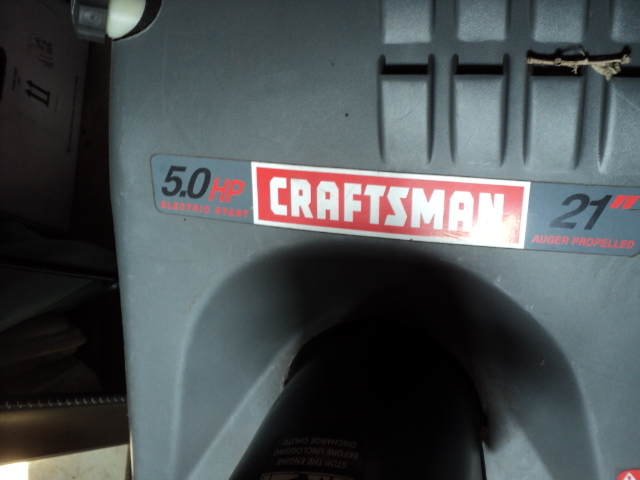 Craftsman snowblower - doesnt star...
