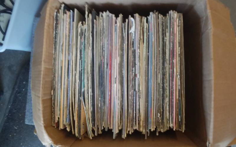 lot 48 image: Box Lot Of Record Albums