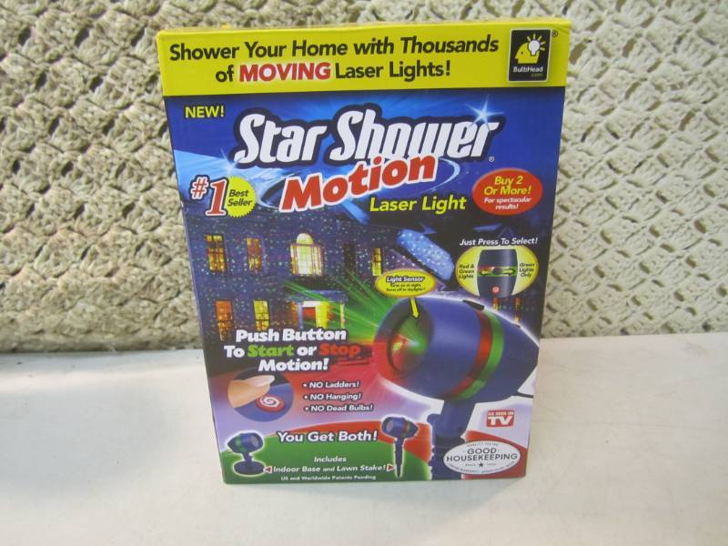 lot 1 image: Star Shower Motion Laser Light Open...