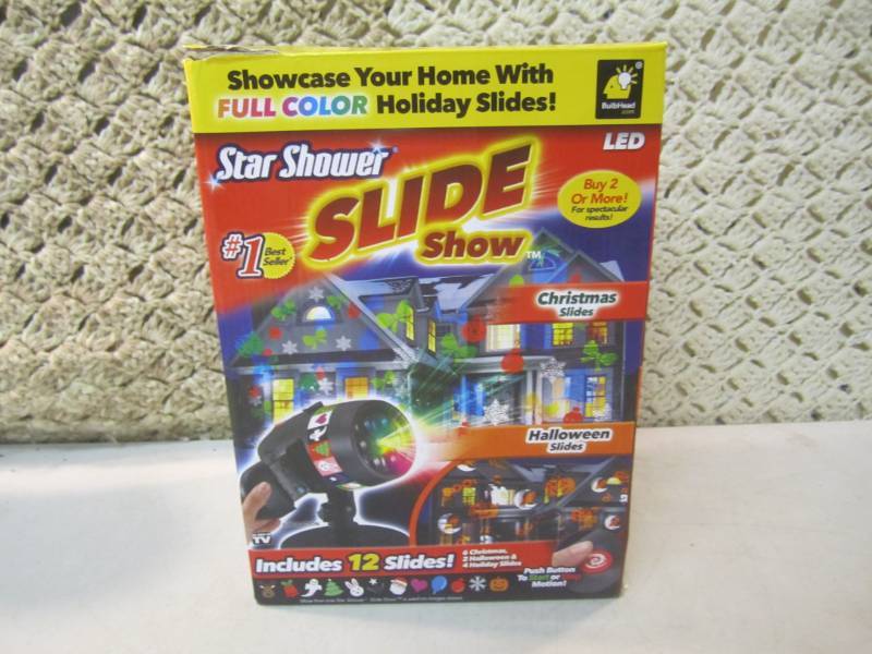 lot 3 image: Star Shower LED Light Projection Sl...