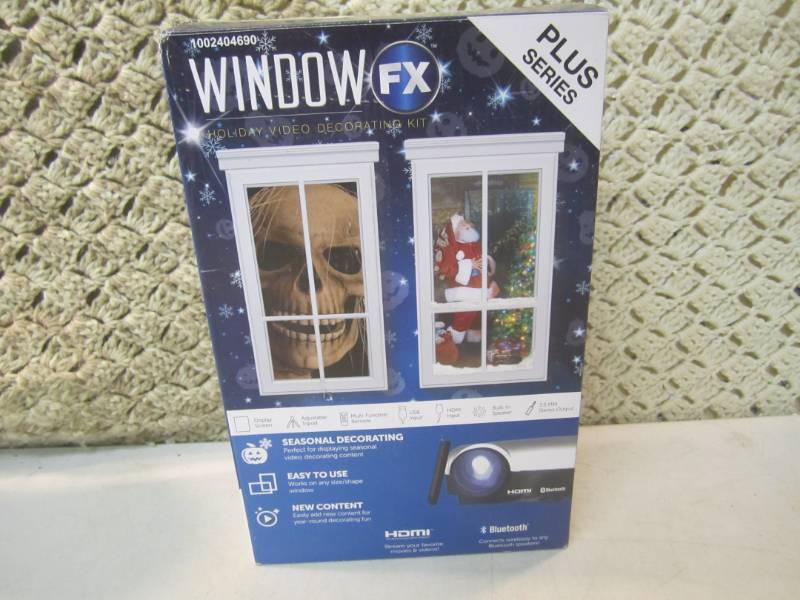 lot 12 image: Window FX Plus Holiday Video Projec...