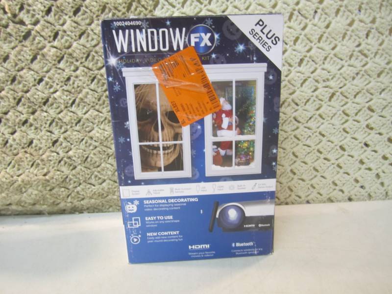 lot 14 image: Window FX Plus Holiday Video Projec...