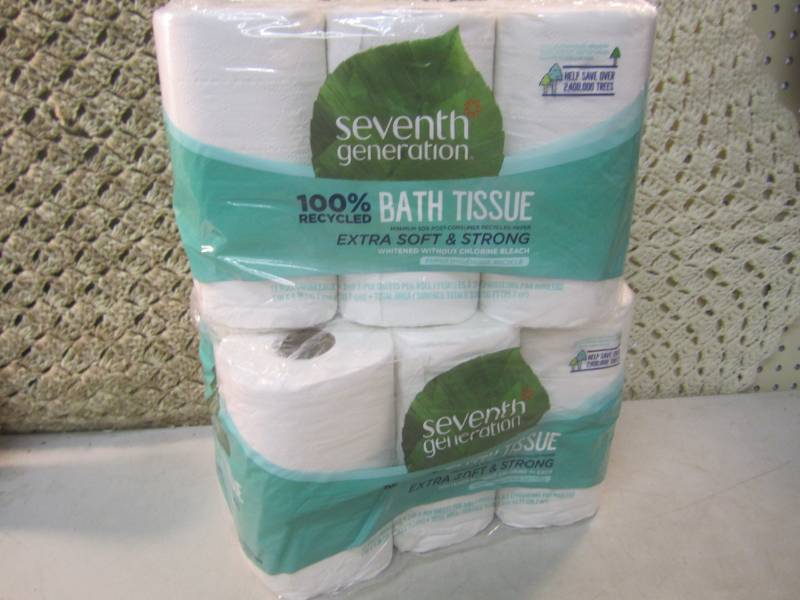 lot 27 image: 24 Rolls of Bath Tissue 2 packs of ...