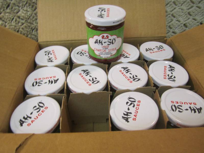 lot 59 image: Case of 12 Jars of Ah-So Sauce (Chi...