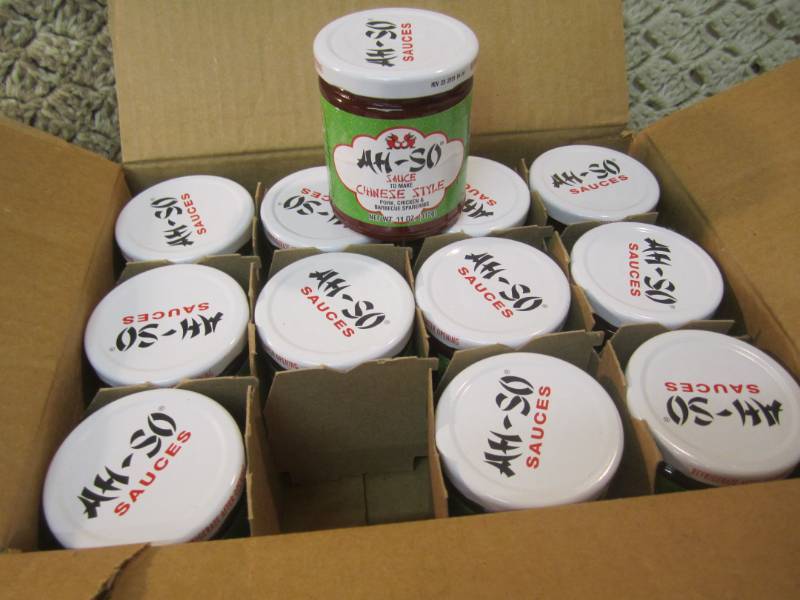 lot 62 image: Case of 12 Jars of Ah-So Sauce (Chi...