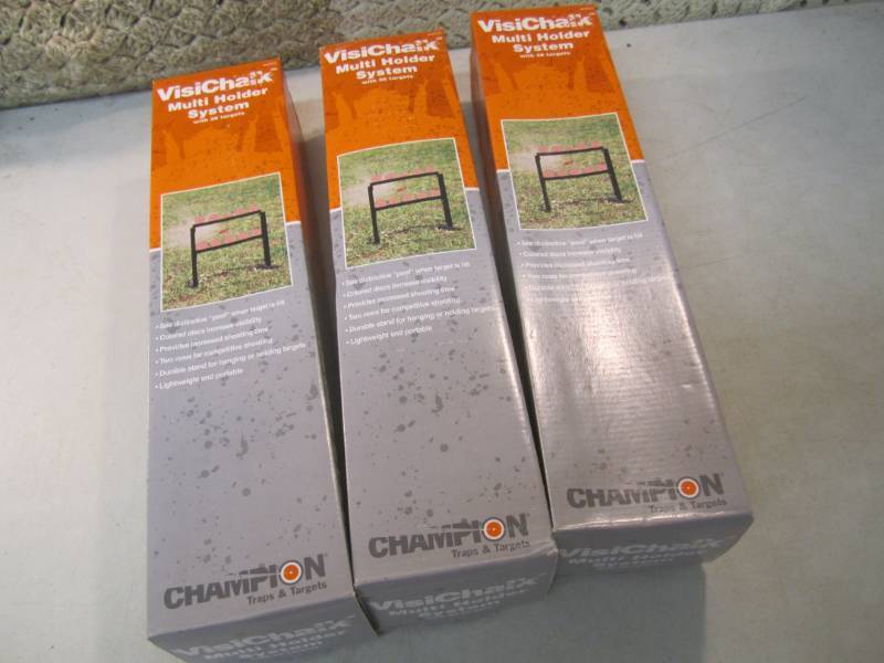 lot 63 image: 3 Champion Traps and Targets VisiCh...