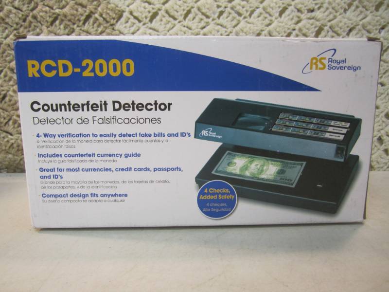 lot 83 image: Royal Sovereign RCD-2000 Counterfei...