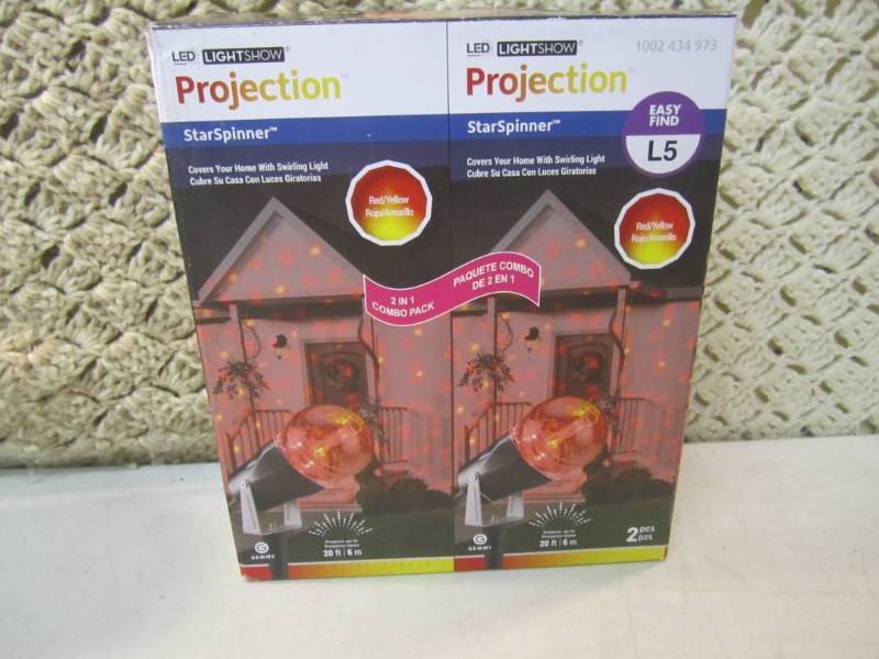 lot 86 image: LED Light Show Projection Star Spin...