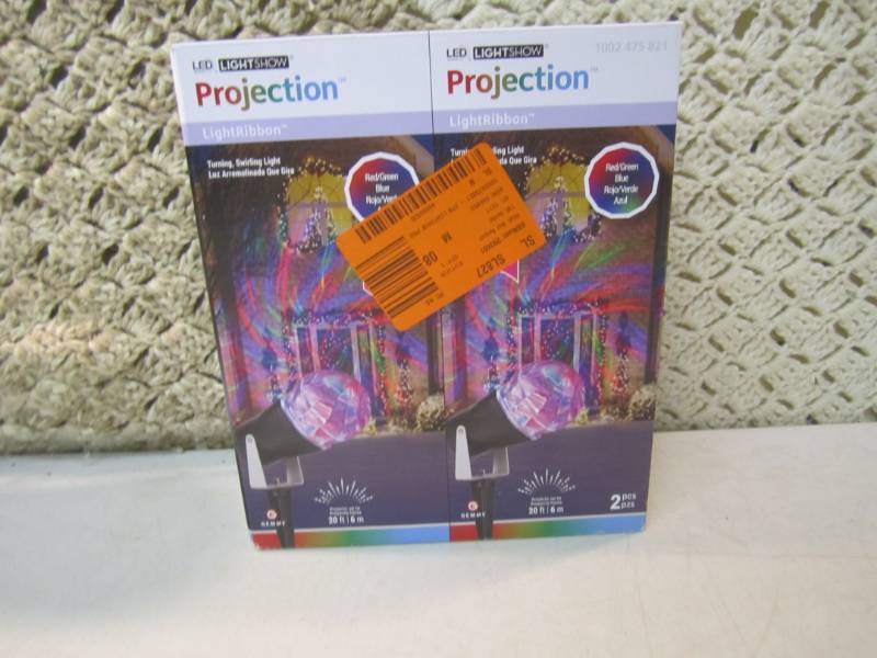 lot 89 image: LED Light Show Projection Light Rib...