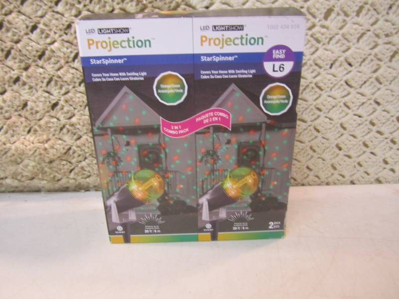 lot 90 image: LED Light Show Projection Star Spin...