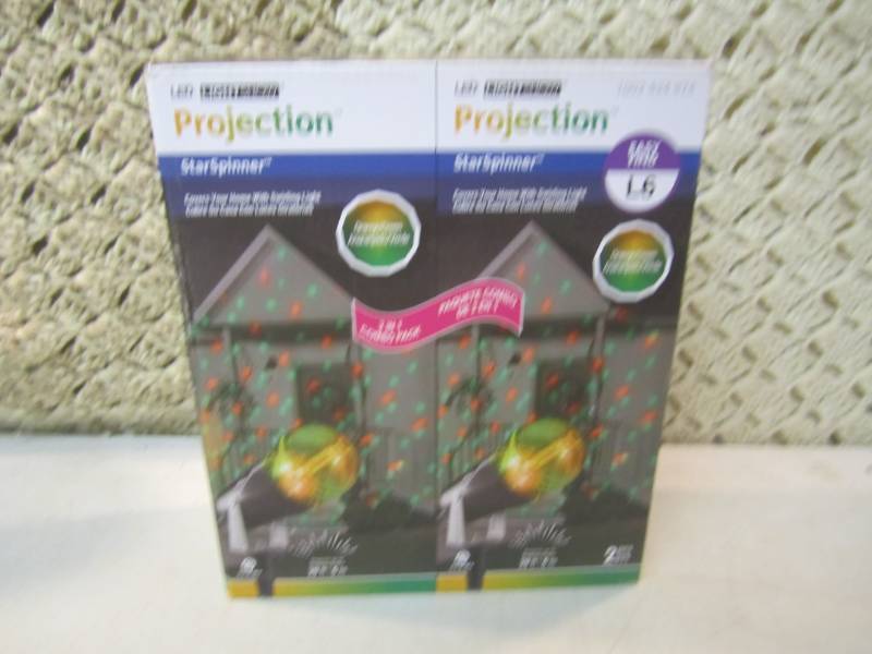 lot 91 image: LED Light Show Projection Star Spin...