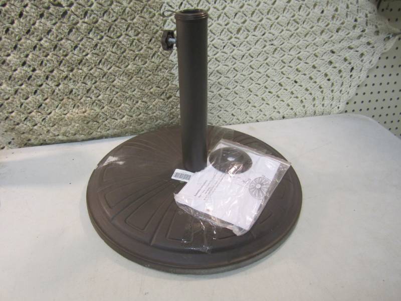 lot 95 image: Umbrella Base Brown  FS...