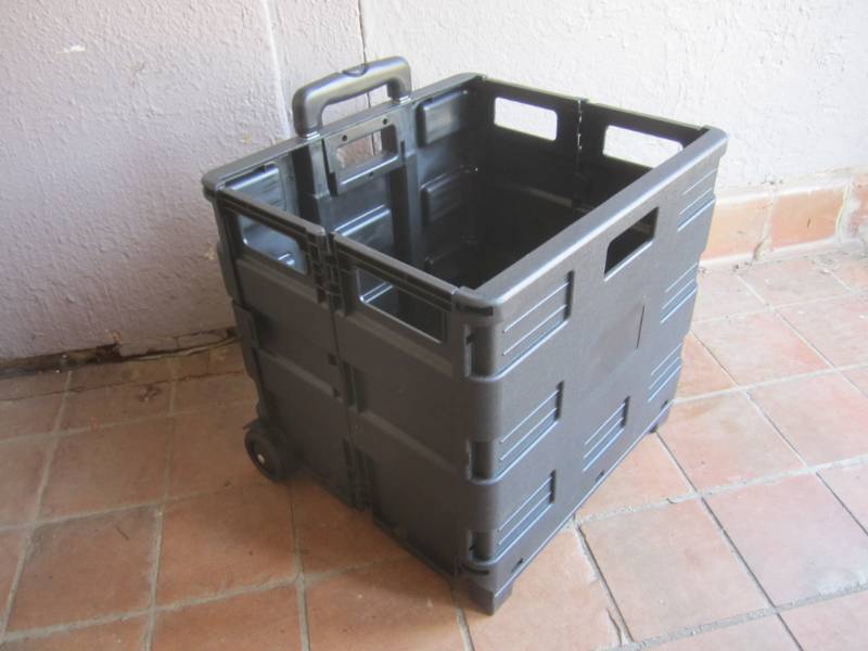 lot 108 image: Portable Folding Cart Box is 14.5 ...