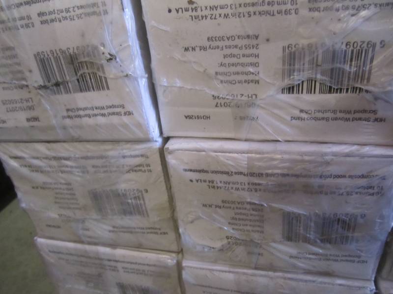 lot 121 image: 4 Cases of Engineered Click Bamboo ...