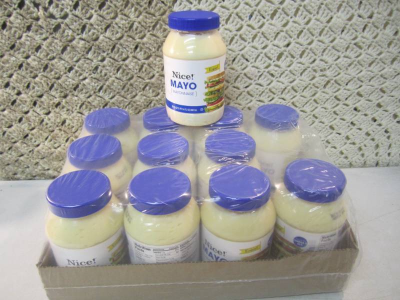 lot 141 image: Case of 12 Jars of Mayo Best by Mar...