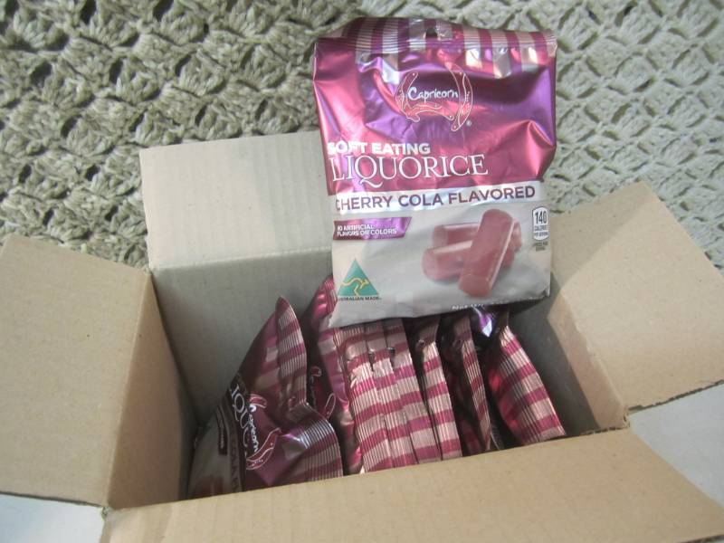 lot 153 image: Case of 8 Bags of Cherry Cola Flavo...