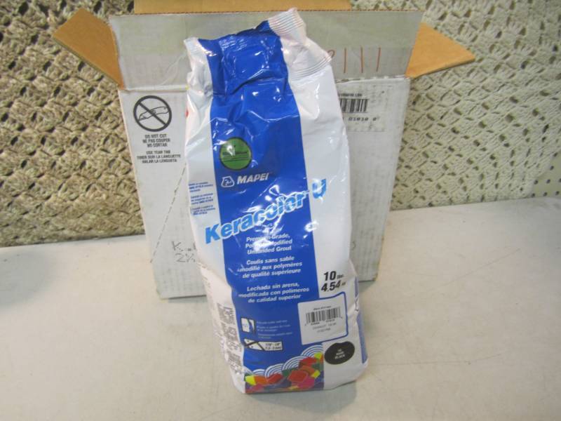 lot 159 image: Case of 2 - 10 Pound Bags of Mapei ...