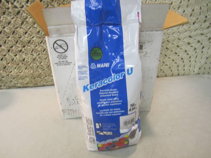 lot 165 image: Case of 2 - 10 Pound Bags of Mapei ...