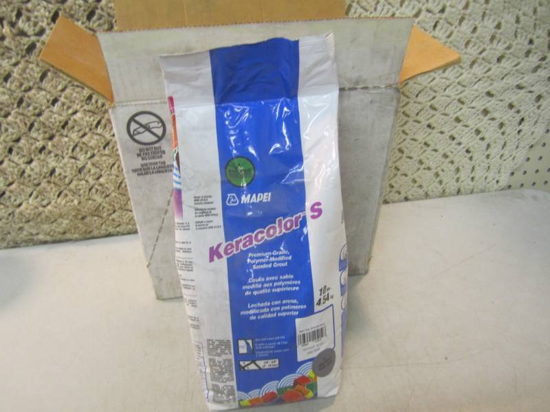 lot 166 image: Case of 2 - 10 Pound Bags of Mapei ...