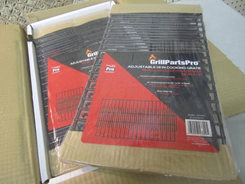 lot 191 image: Case of 8 Grill Parts Pro Adjustabl...