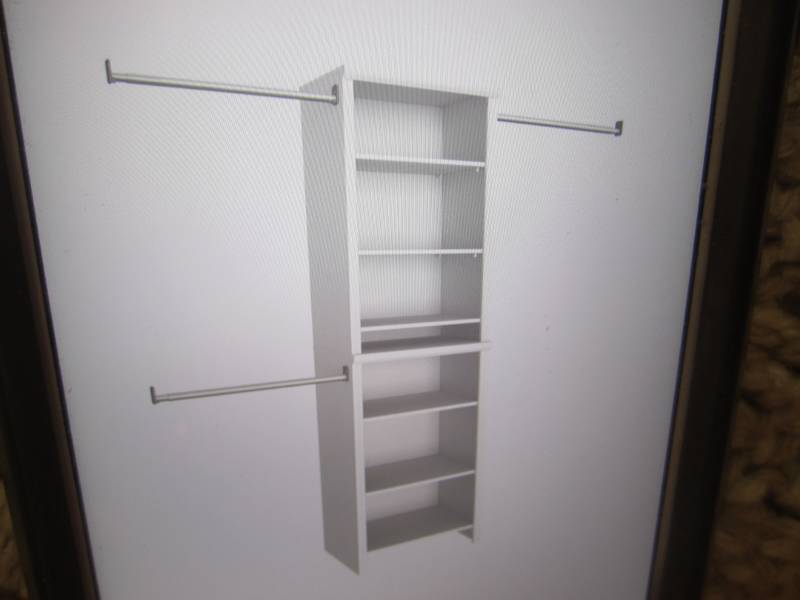 lot 200 image: Closet Maid Impressions 25 W White...