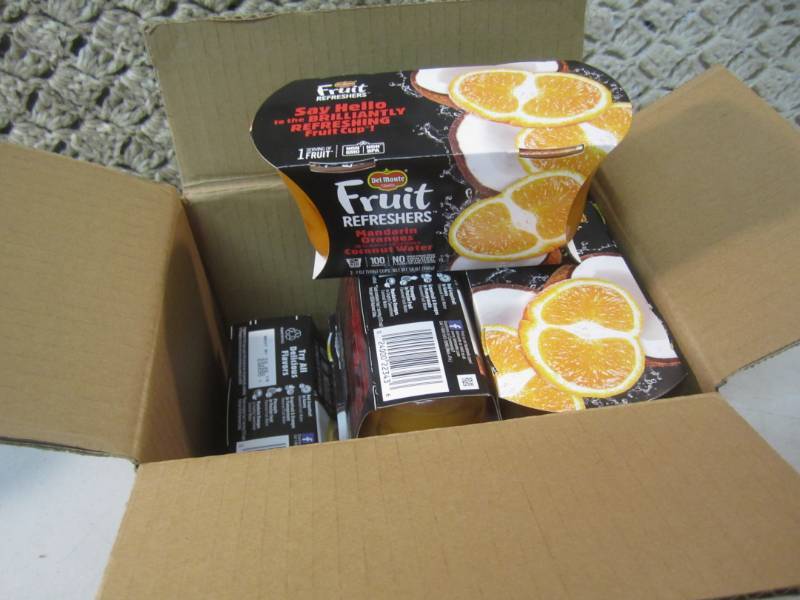 lot 220 image: Case of 6 2-Packs of Del Monte Frui...