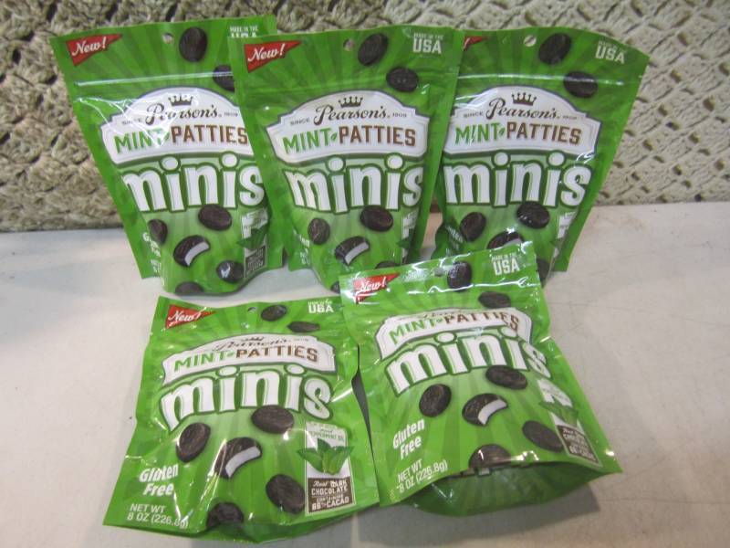lot 223 image: 5 Bags of Pearsons Mint Patties Min...