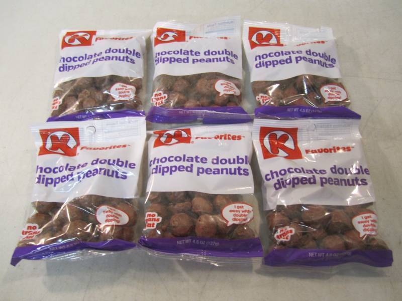 lot 231 image: 6 Bags of Chocolate Double Dipped P...