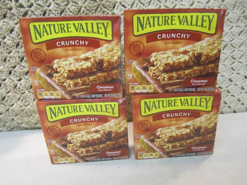 lot 236 image: 4 Boxes of Nature Valley Crunchy Ci...