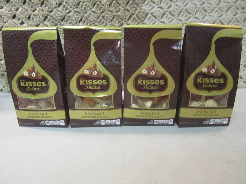 lot 240 image: 4 Bags of Hersheys Kisses Deluxe Ha...