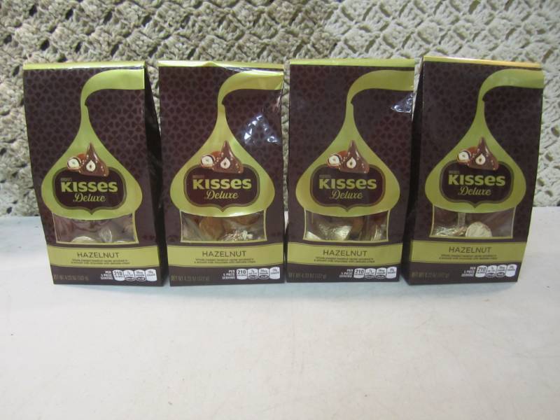 lot 241 image: 4 Bags of Hersheys Kisses Deluxe Ha...