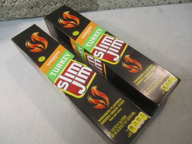 lot 249 image: 2 Box of 24 each Slim Jim Snack Sti...
