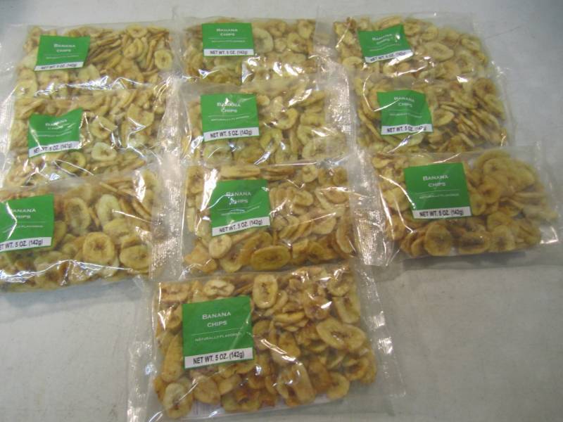 lot 251 image: 10 Bags of Banana Chips Best by Apr...