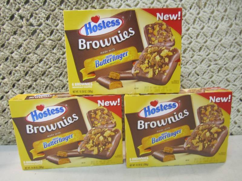 lot 260 image: 3 Boxes of Hostess Butterfinger Bro...
