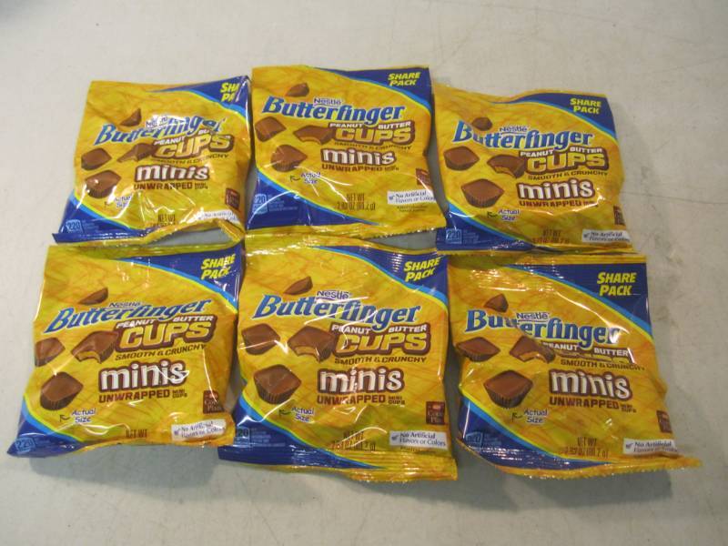 lot 297 image: 6 Bags of Butterfinger Peanut Butte...