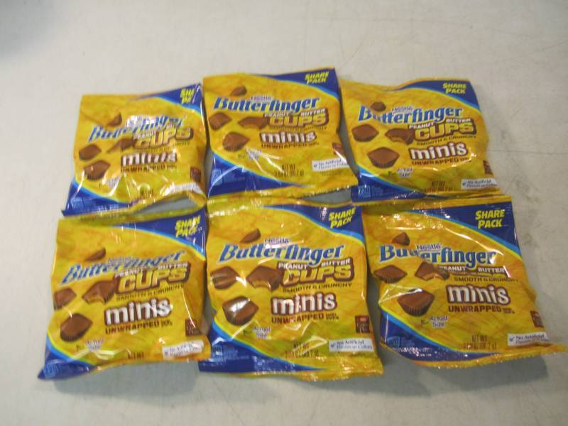lot 298 image: 6 Bags of Butterfinger Peanut Butte...