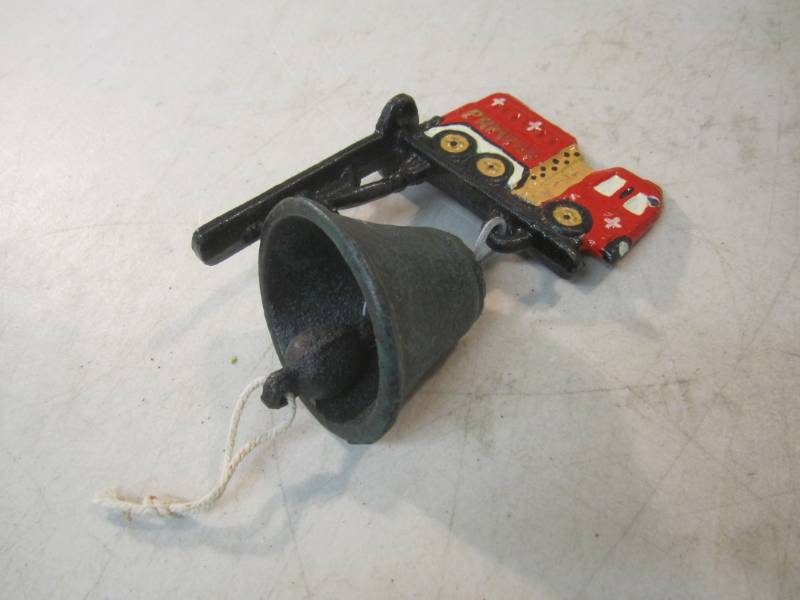 lot 300 image: Cast Iron Bell and Mounting Bracket...