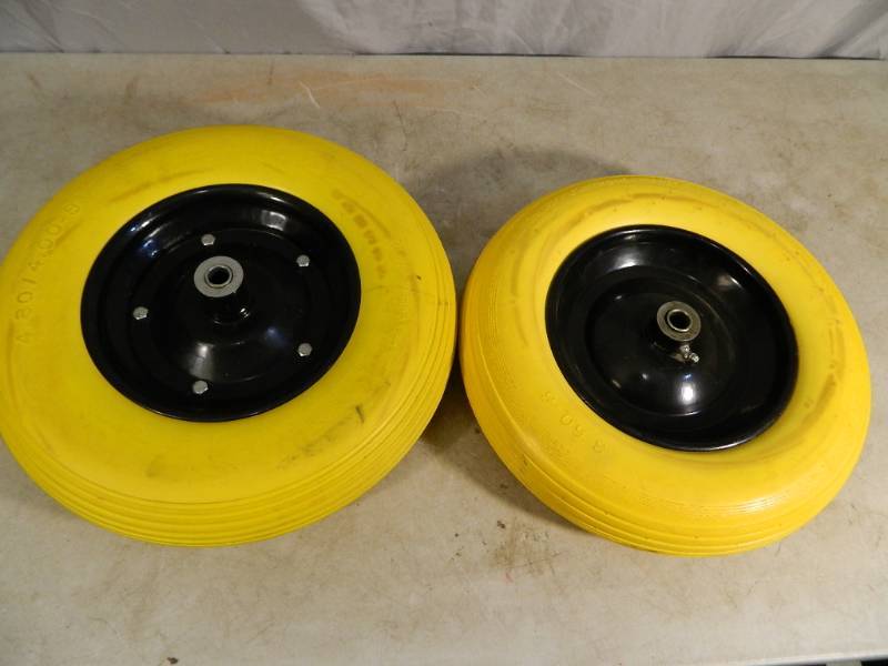 2 New Flat Free Wheels