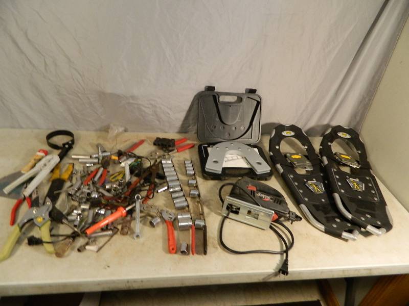 Sockets, Snow Shoes, Jig Saw, and More.