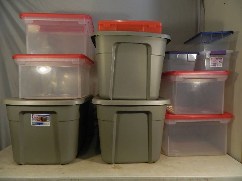 11 Assorted Storage Containers
