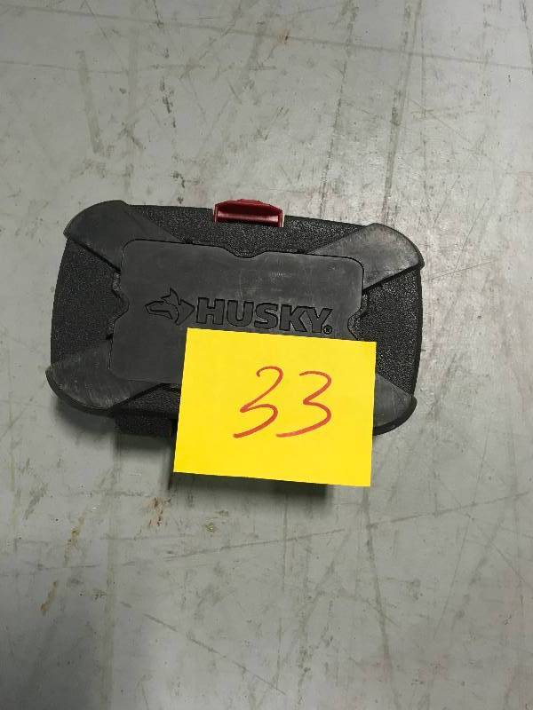 lot 33 image: Husky 12 in. Drive Impact Flip Socket Set (4 Piece) used in working condition