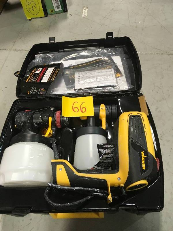 lot 66 image: Wagner FLEXiO 3000 HVLP Paint Sprayer used in working condition