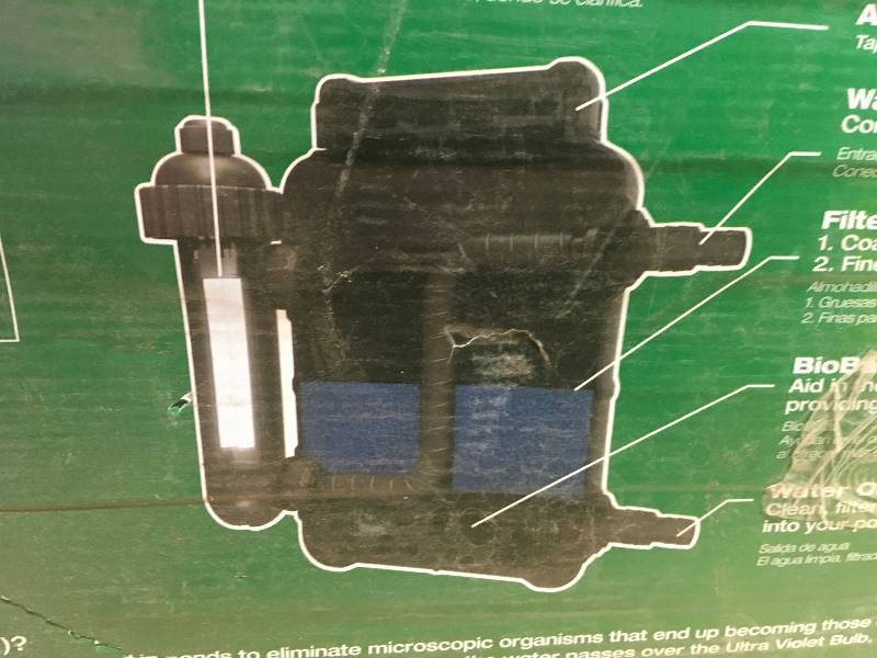 lot 80 image: Total Pond 1200-GPH Pressurized Biological Pond Filter with UV Clarifier in good conditions