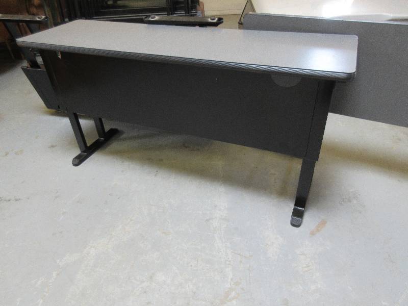 lot 127 image: FLIP TOP WORK TABLES