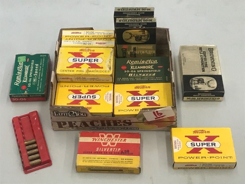 Large Lot Of Spent 30-06 Shell Casi...