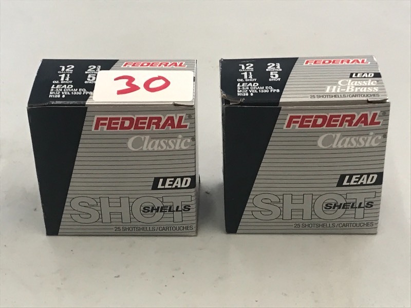 (50) Rounds Of Federal 12gauge Lead...