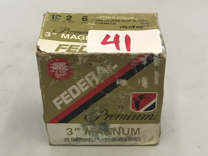 (25) Rounds Of Federal 12gauge 3-M...